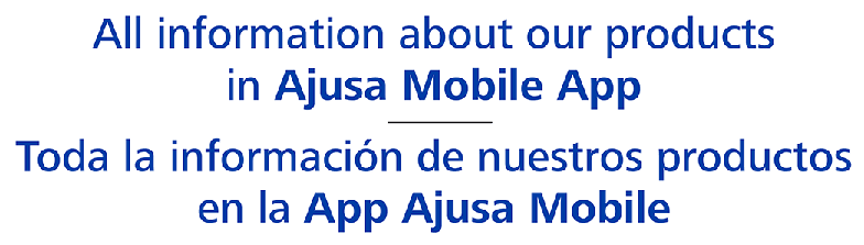 Toda la informaci&oacute;n de nuestros productos en la App Ajusa Mobile